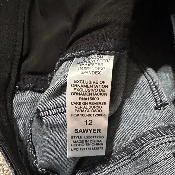 Wit and Wisdom Sawyer straight leg size 12 - Picture 5 of 5